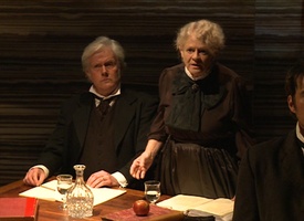 Anne Bon (played by Liz Jones) during the Coranderrk Inquiry